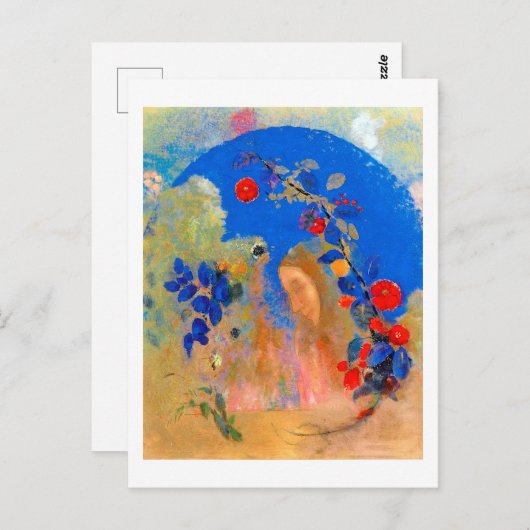 Redon、Archの下のプロファイル ポストカード (正面/裏面)