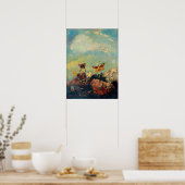 Redon - Butterflies ポスター (キッチン)