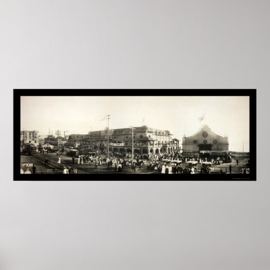 RedondoビーチPeople写真1910 ポスター (正面)