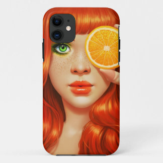 RedOrange iPhone 11 ケース