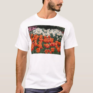 redorange_tulips tシャツ