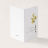 Redouteによるリリーのイメージを持つ最初のコミュニオンカード (外部)