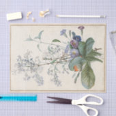 Redouteによる昆虫の花束 薄葉紙 (クラフト)