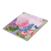 Redouteのアジサイのフランスのなアクセントのセラミックタイル タイル (側面)