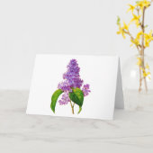 Redouteのライラック カード (黄色い花)