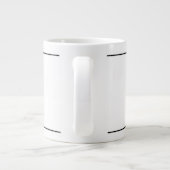 REDOUTEの絵を描バラESPRESSO MAGカスタマイズ可能 ジャンボコーヒーマグカップ (裏面)