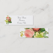 Redouteカラーバラカスタム名刺 スキニー名刺 (正面/裏面)