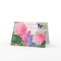 Redouteフラワーガーデングリーティングカード