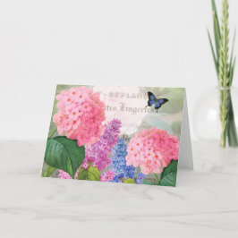 Redouteフラワーガーデングリーティングカード カード