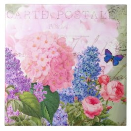 Redouteフラワーコラージュアフランスのントセラミックタイル タイル