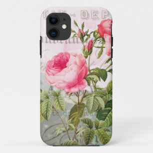 RedouteフランスのバラアクセントShabby iPone 5/5Sカバー iPhone 11 ケース