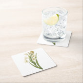 Redouté社のTubuose (Tubuosa sp.) スクエアペーパーコースター (インサイチュ)