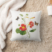 Redoute花アクセントロマンチック枕 クッション (ブランケット)