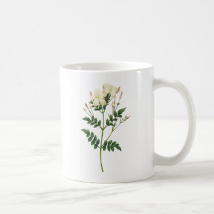 Redouté著ジャスミン(Jasminumのgrandiflorum) コーヒーマグカップ