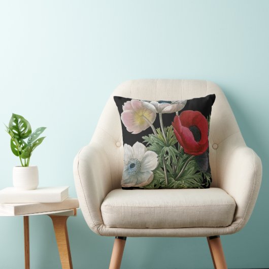 Redoute: アネモネ1833年 クッション (椅子)