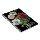 Redoute: アネモネ1833年 ノートブック (右側)