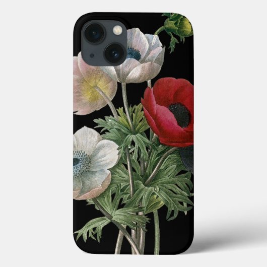Redoute :アネモネ、1833年 Case-Mate iPhoneケース (裏面)