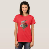 Redoute: Anemone, 1833 Tシャツ (正面フル)