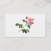 Redoute Flowers名刺 名刺 (裏面)
