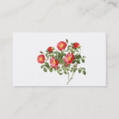 Redoute Flowers名刺 名刺 (裏面)
