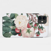 Redoute Lesのバラのヴィンテージのイメージのバラ Case-Mate iPhoneケース (裏面(横))