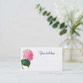 Redoute Pink Hydrangea名刺 名刺 (スタンド正面)