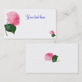 Redoute Pink Hydrangea名刺 名刺 (正面/裏面)