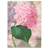 Redoute Pink Hydrangea Officeクリップボード クリップボード (裏面)