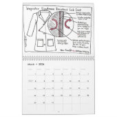 RedPenBlackPen 2021 カレンダー (3月 2026)