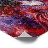 RedPurpleDaisyWitch ポスター (角)