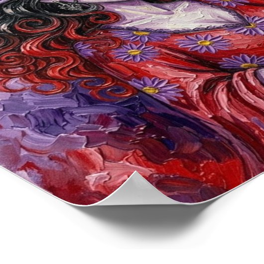 RedPurpleDaisyWitch ポスター (角)