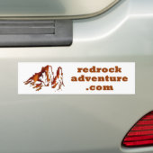 redrockadventure.comのバンパーステッカー バンパーステッカー (車上)