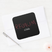 Redrum スクエアシール (封筒)