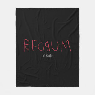 Redrum フリースブランケット