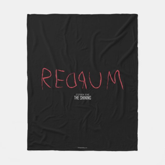 Redrum フリースブランケット (正面)