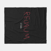 Redrum フリースブランケット (正面(横))