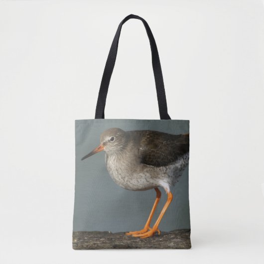 Redshank |のTringa Totanus トートバッグ (正面)