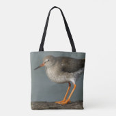 Redshank |のTringa Totanus トートバッグ (裏面)