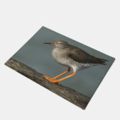 Redshank |のTringa Totanus ドアマット (アングル)