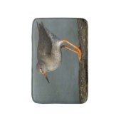 Redshank |のTringa Totanus バスマット (正面縦)
