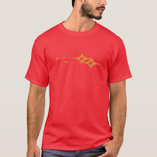 Redshirtの人のティー Tシャツ (正面)