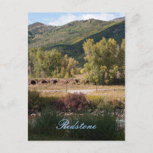 Redstone, Colorado in Late Summerはがき ポストカード