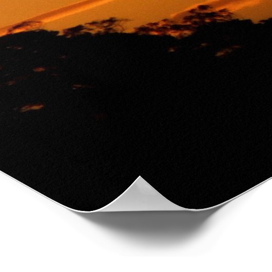 RedSunsetポスター ポスター (角)