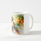 Redtailed hawk 061024AREF142 - Watercolor コーヒーマグカップ (正面右)