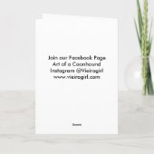 RedtickのCoonhoundのPawsomeのバースデー・カード カード (裏面)