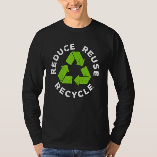 Reduce Reuse Recycle Earth Day 2023 Tシャツ (正面)