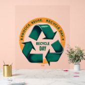 Reduce Reuse Recycle Eco Tee アクリルサイン (ウェディング)