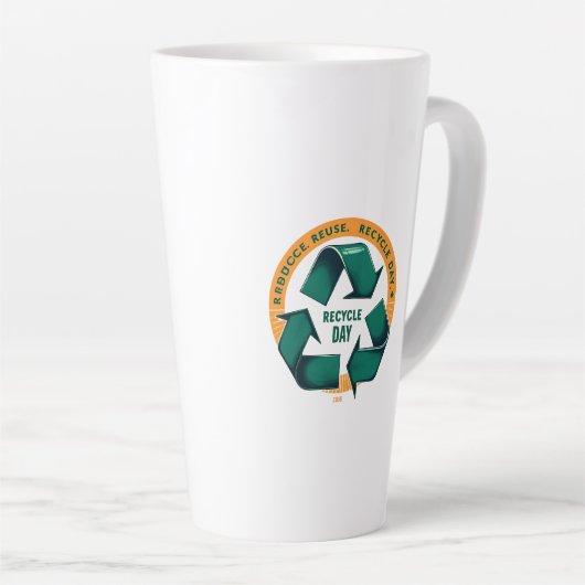 Reduce Reuse Recycle Eco Tee カフェラテマグ (右アングル)