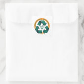 Reduce Reuse Recycle Eco Tee スクエアシール (バッグ)