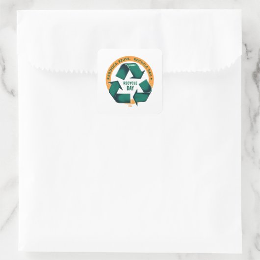 Reduce Reuse Recycle Eco Tee スクエアシール (バッグ)